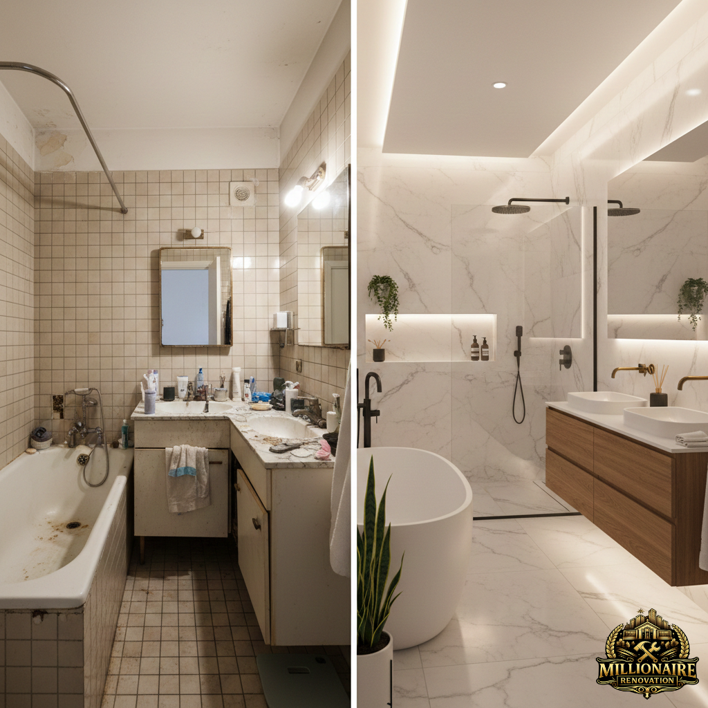 Bathroom Renovation Before and After